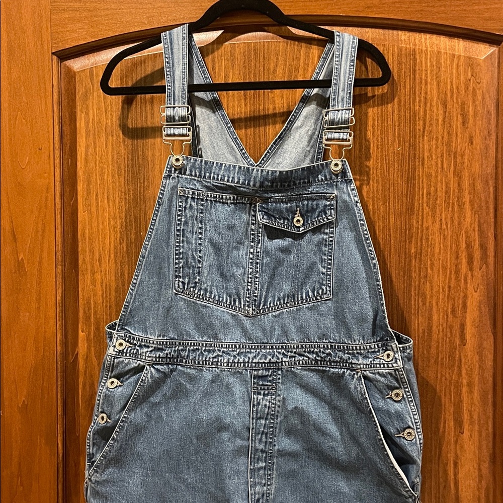 Vintage Gap Blue Jean Denim Overalls Size XL Y2K - Picture 3 of 9